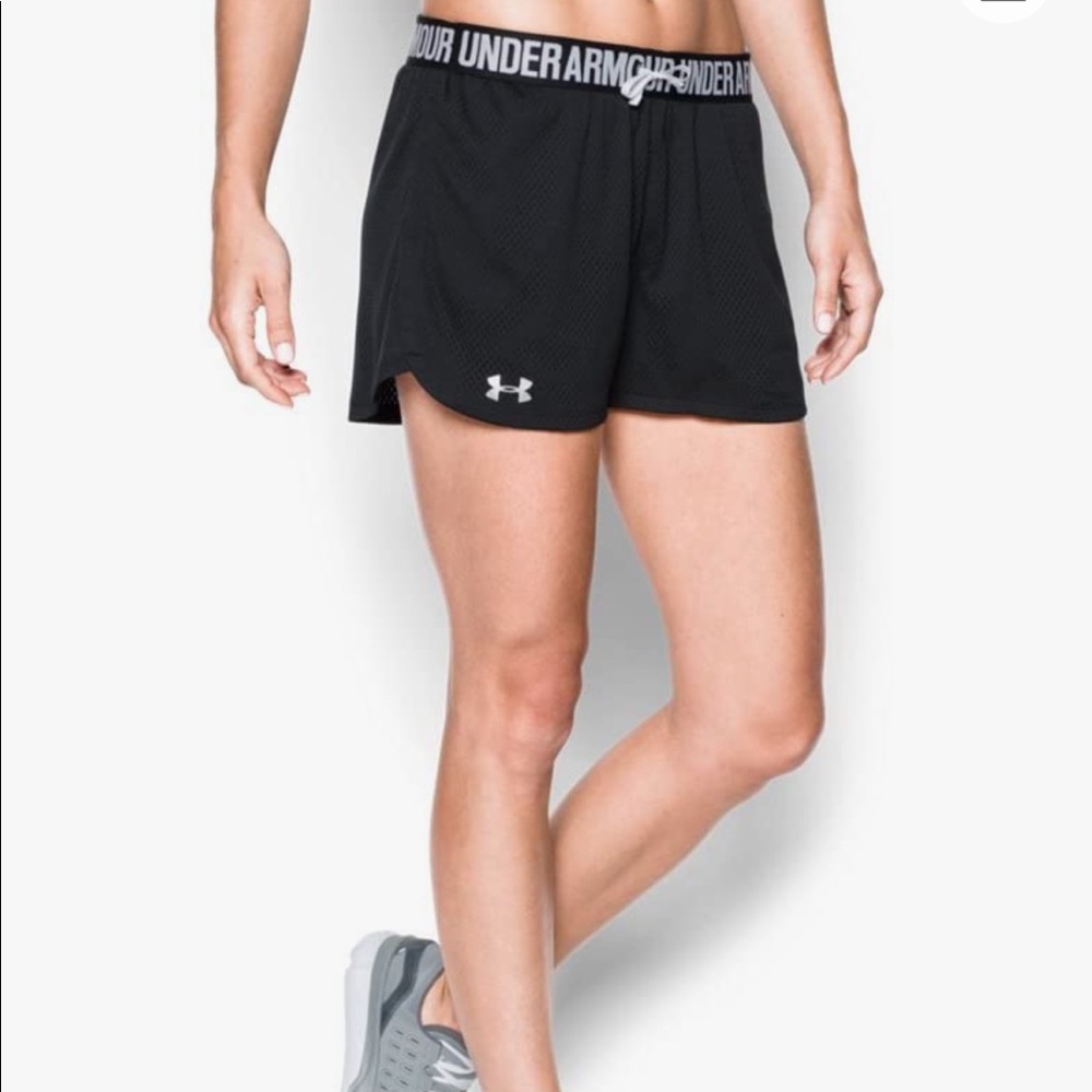 Under Armour Womens Play Up Mesh Shorts